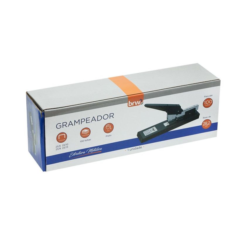 Grampeador de Metal P/100 Folhas Gp4000 Brw