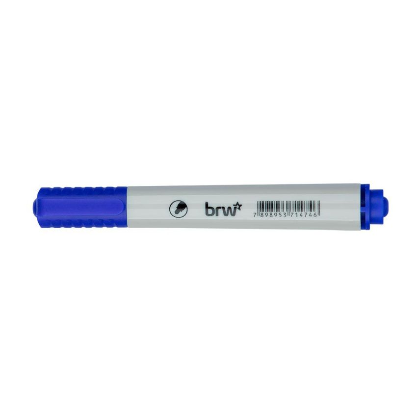 Marcador Quadro Braco Recarregavel Ponta Redonda Azul Ca6001