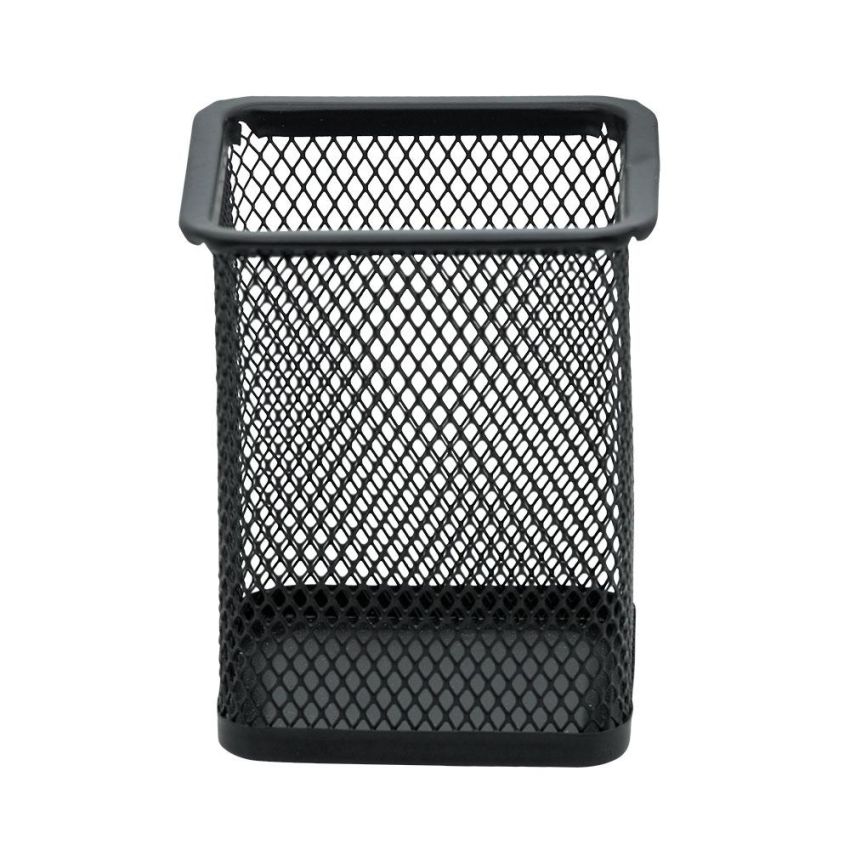 Porta Lapis Aramado Preto em Metal Or5111 Brw