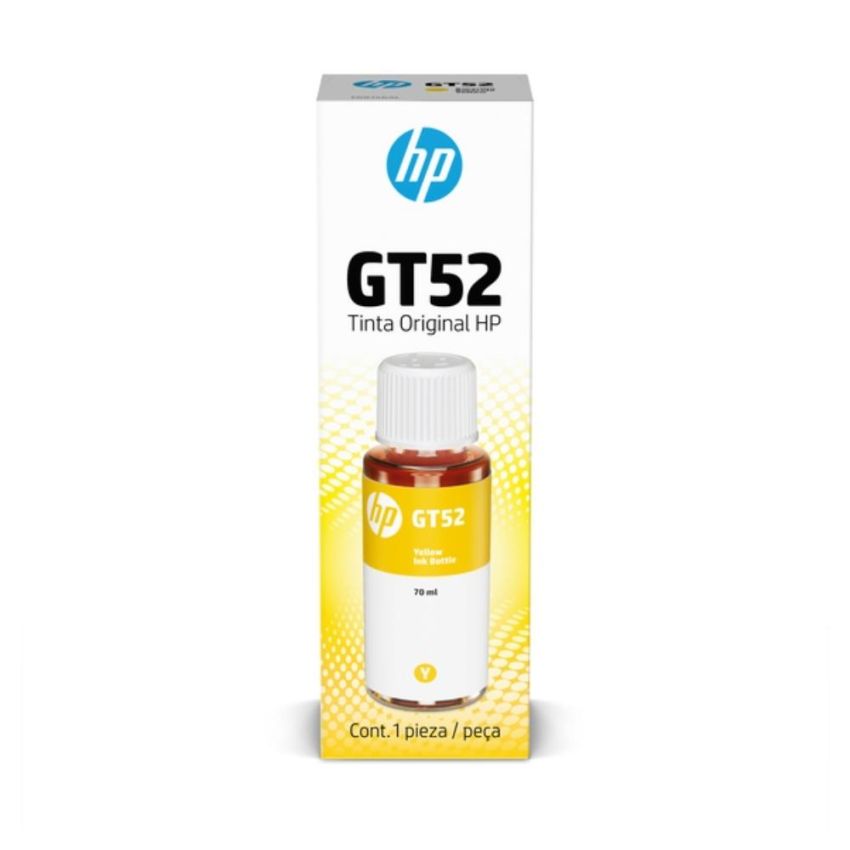 Garrafa de Tinta Original hp Gt52 Amarelo M0h56al hp