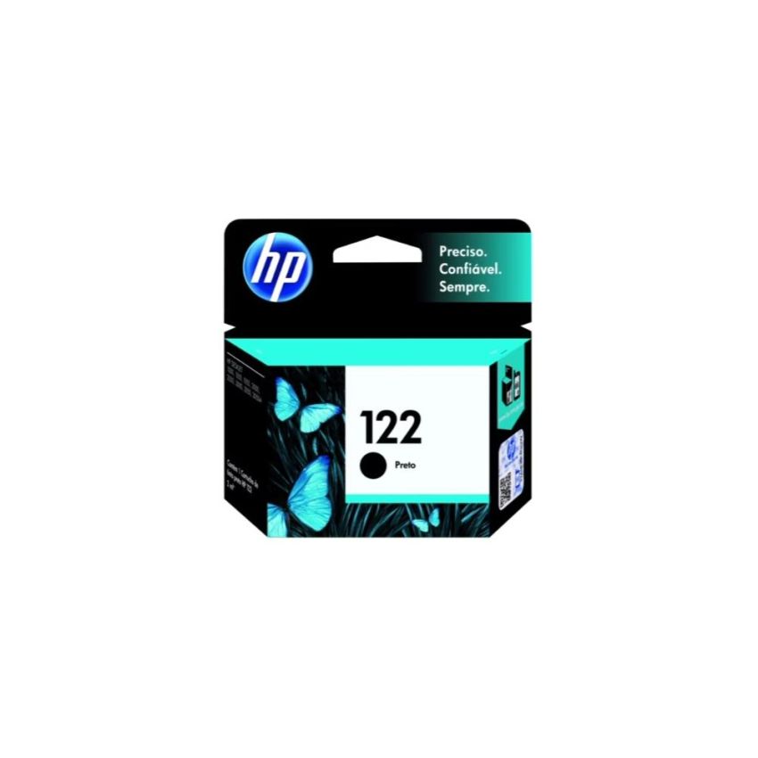 Cartucho De Tinta Original Hp 122 Preto Ref Ch561hb Hp 