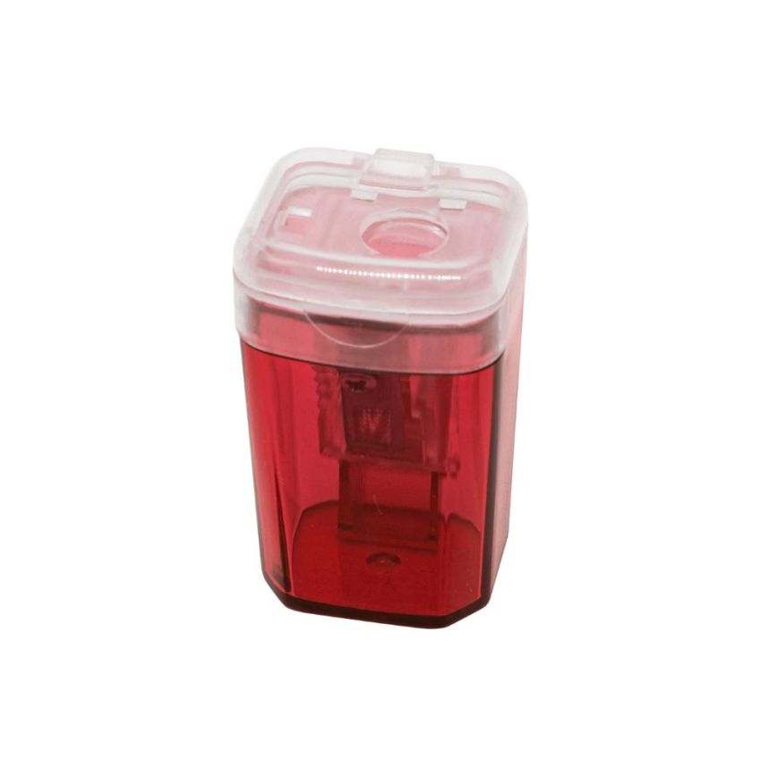 Apontador Retangular C/deposito e Tampa Cores Sortidas 410 Cis