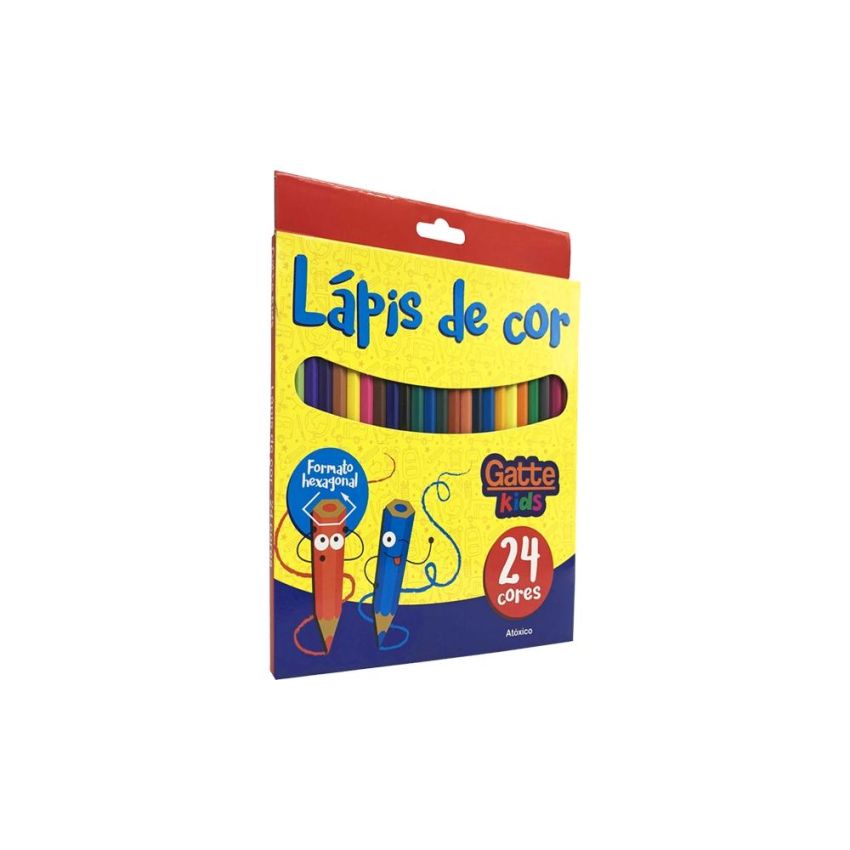 Lapis de Cor 24 Cores 10002 Gatte