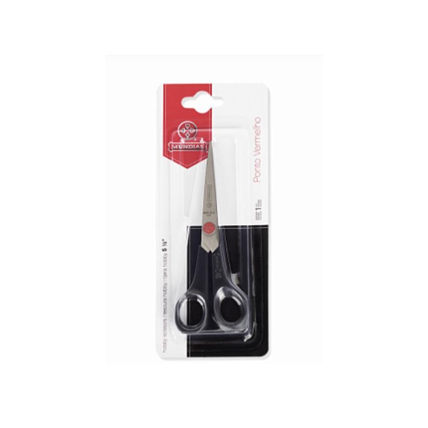 Tesoura Ponta Fina P.vermelha 14cm 664n 5.1/2  Mundial