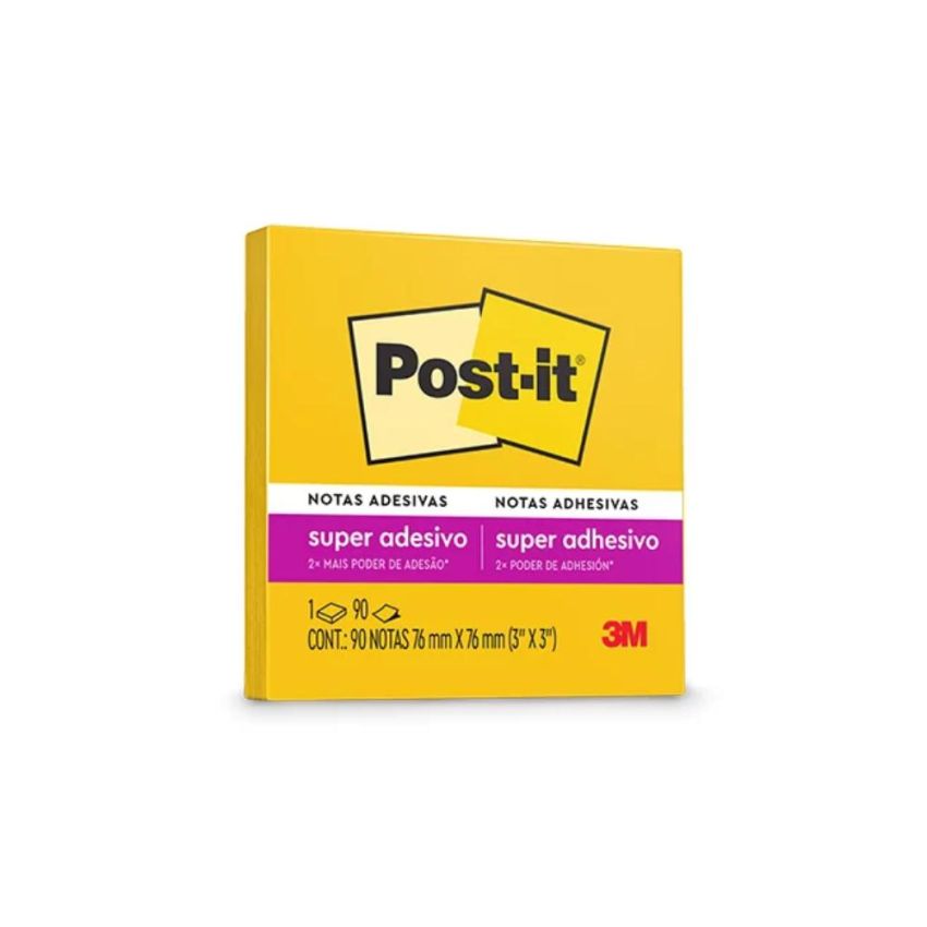 Post-it  Amarelo Sol 76x76mm 90 Fls 3m