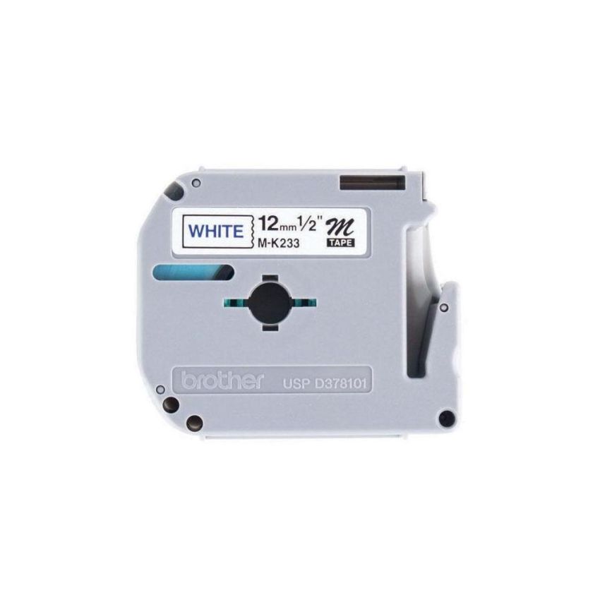 Fita Rotulador Brother 12mmx8m Azul/branco Mk233  Brother