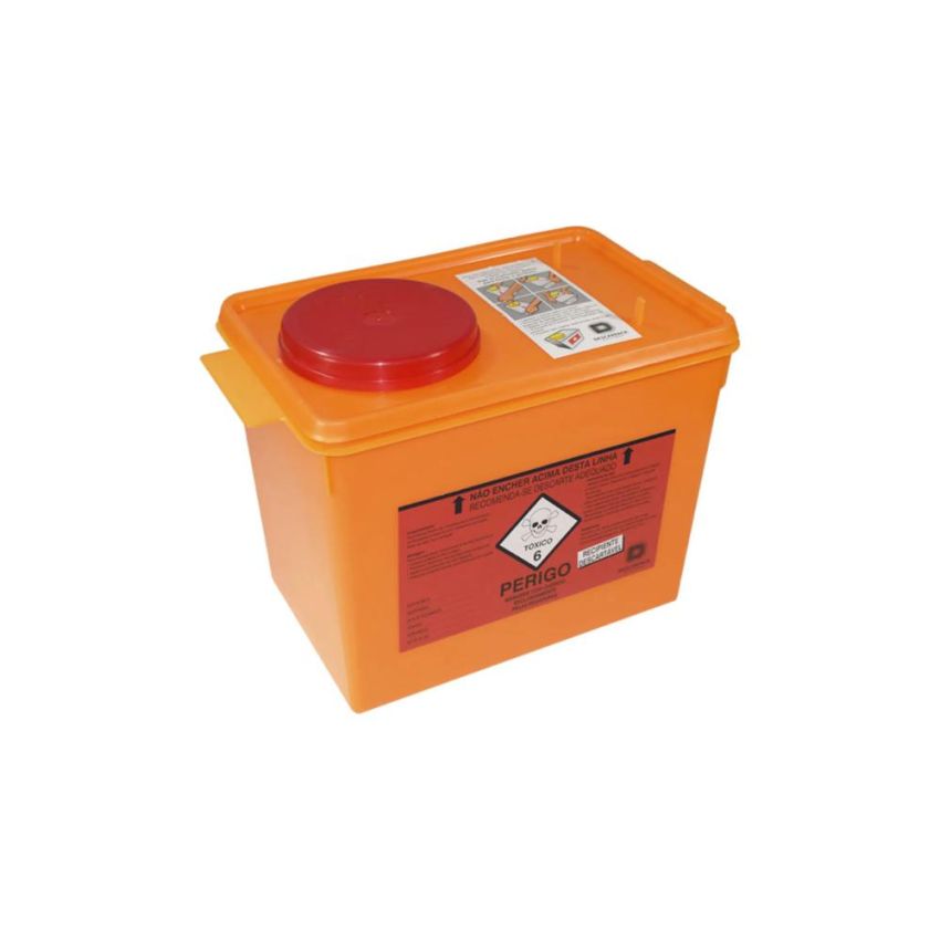 Coletor Rigido Para Residuo Toxico 13l Descarpack