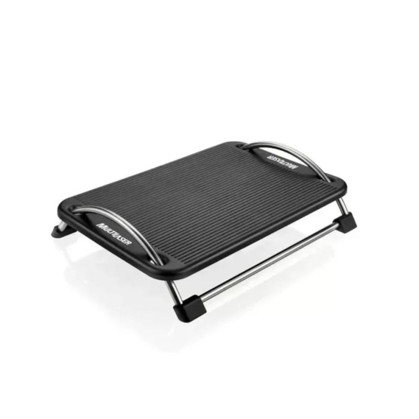 Apoio Ergonomico Para Pes Metal Preto Ac059 Multilaser