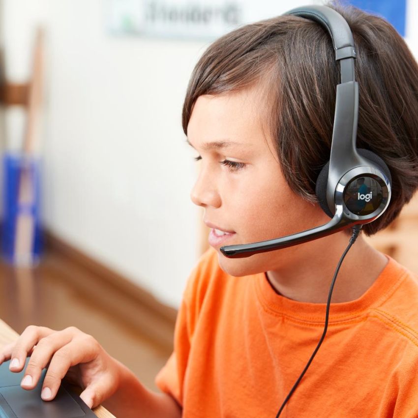 Headset C/fio Usb H390 Preto Logitech