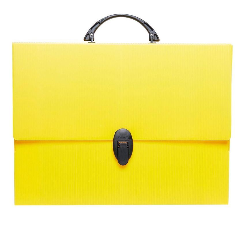 Maleta Novaonda 205 C/alca e Fecho Plastico 302 Amarelo  Polibras