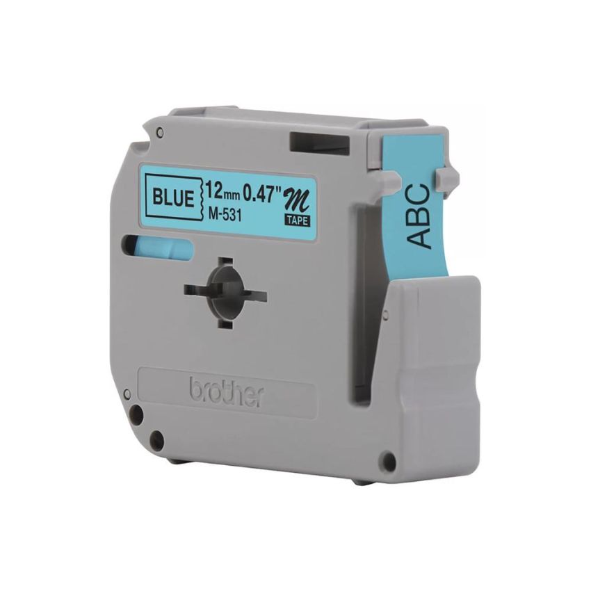 Fita Rotulador Brother 12mmx8m Preto/azul M531  Brother