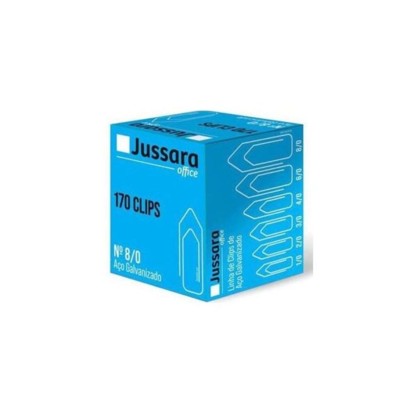 Clips n 8/0 Galvanizado Linha Leve C/170 Clip08 Cxg Jussara