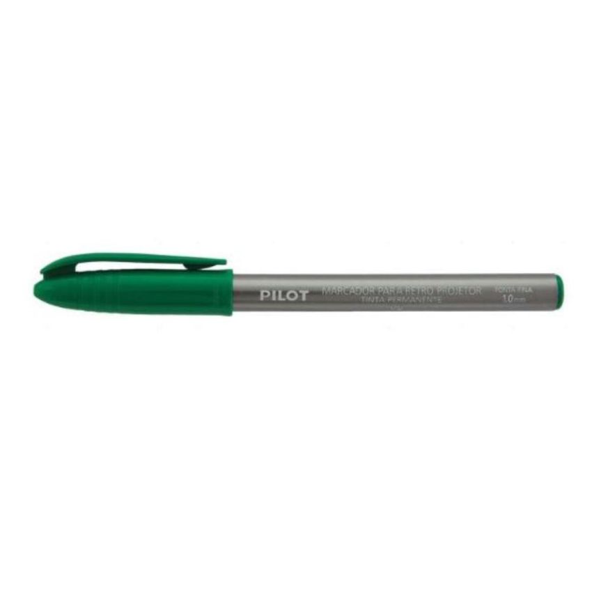 Caneta Retro Projetor 1mm Verde Pilot