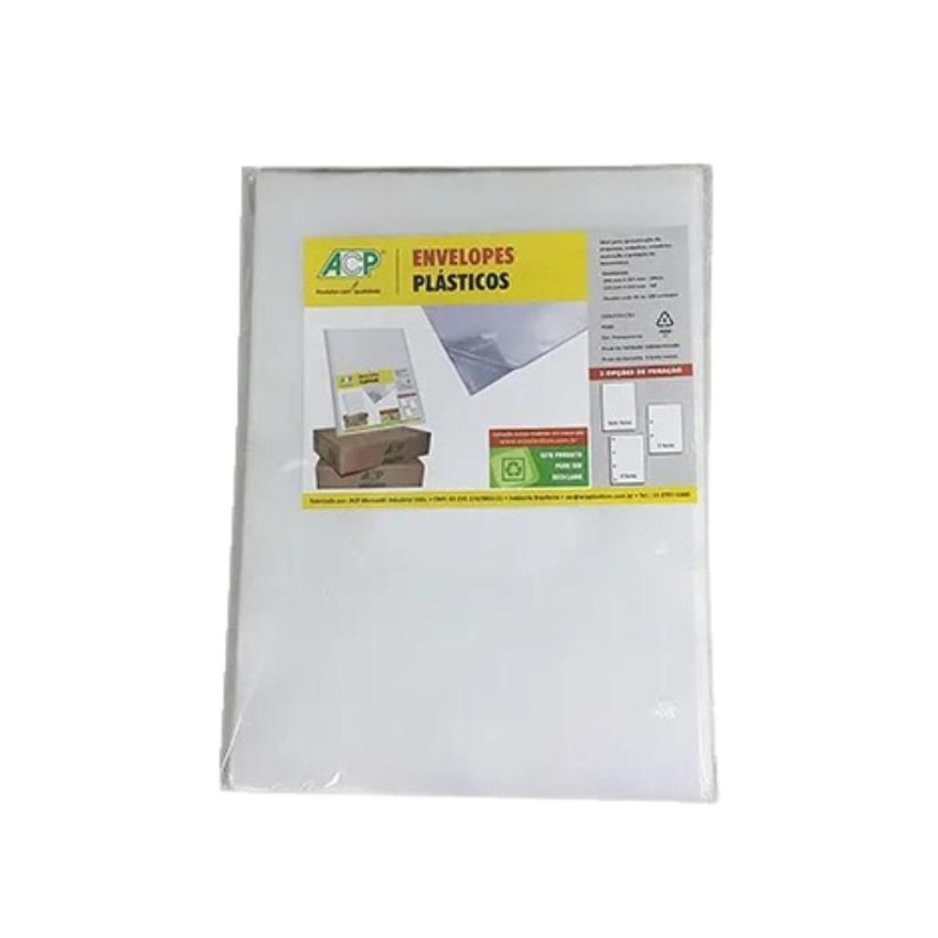 Envelope Plastico a4 6mm Sem Furo 50 Unid Acp
