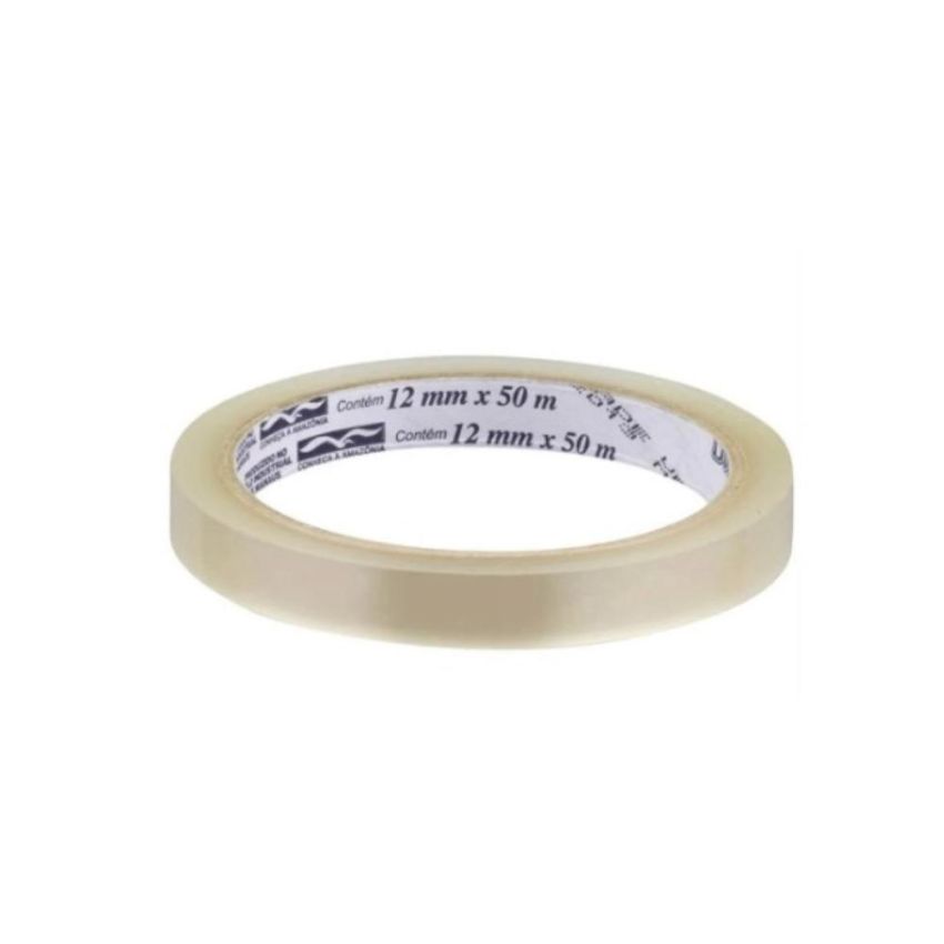Fita Adesiva Durex 12mmx50m Transparente 3m