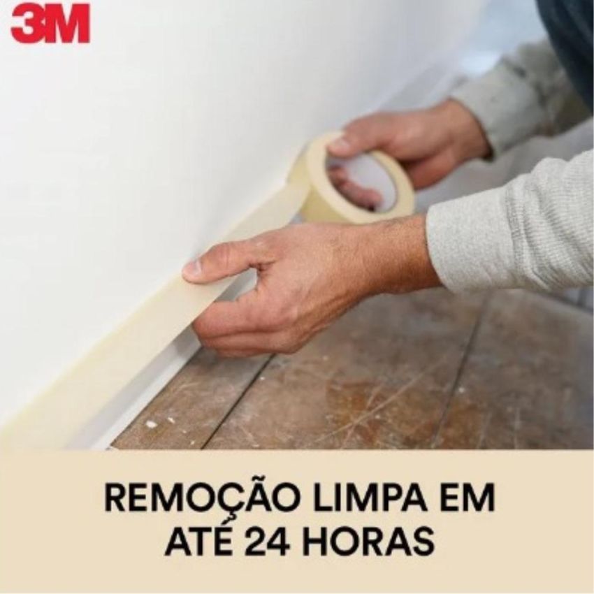 Fita Crepe 101la Uso Geral Rolo 48mmx50m 3m