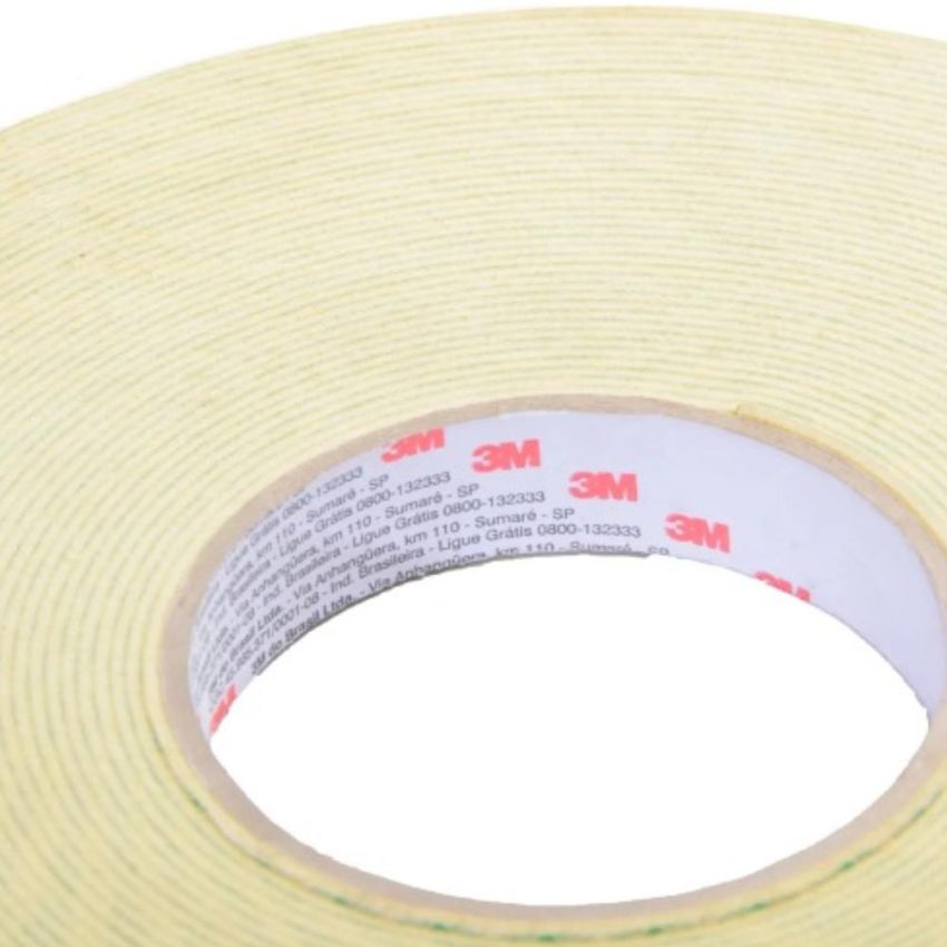 Fita Adesiva Dupla Face de Espuma Mount Scotch 19mm x 20m 4026 3m