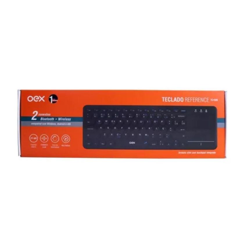 Teclado S/fio Abnt Tc509 Preto 48.7454 Oex