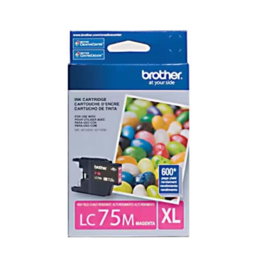 Cartucho de Tinta Brother Lc75m Magenta  Brother