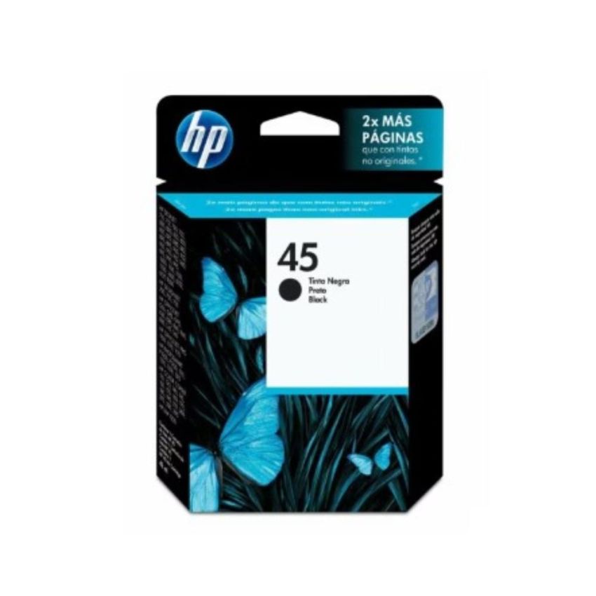Cartucho de Tinta Original hp 45a Preto Ref 51645al hp