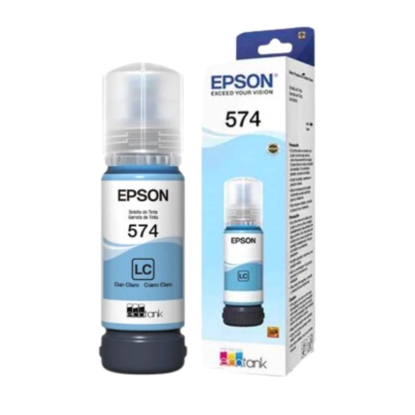 Garrafa de Tinta Epson T574520al Ciano Claro