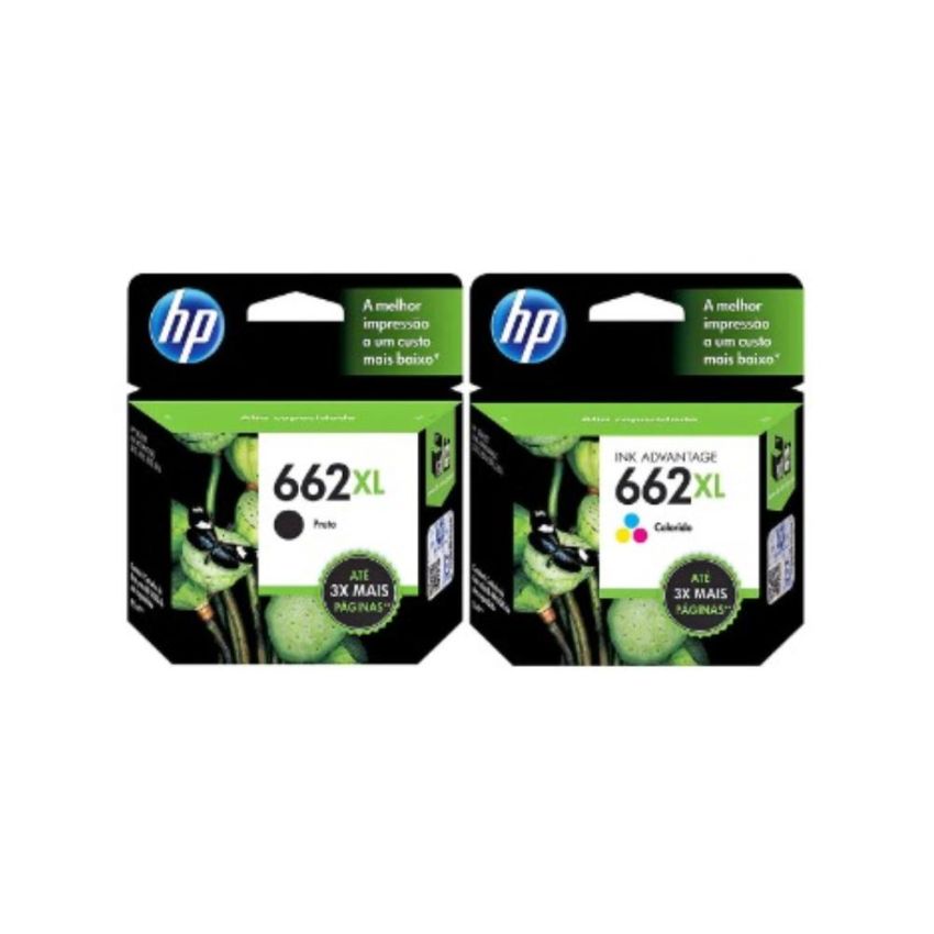 Cartucho de Tinta Original hp 662xl Colorido Alto Rendimento Ref Cz106ab  hp