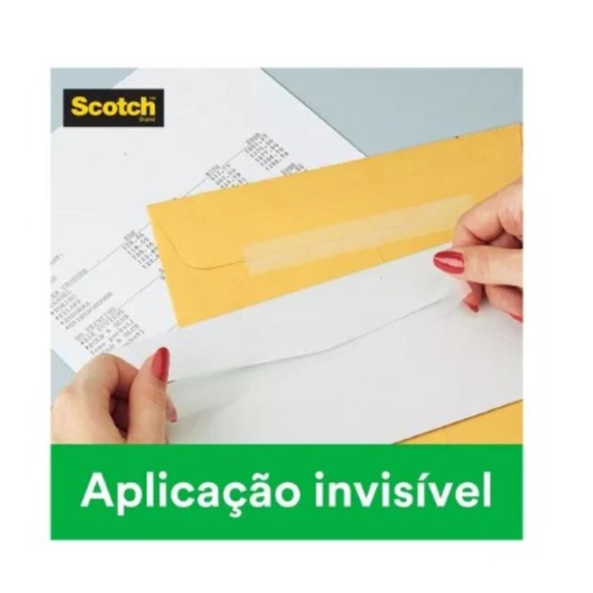 Fita Adesiva Magica Individual Scotch 25mm x 65m 810 3m