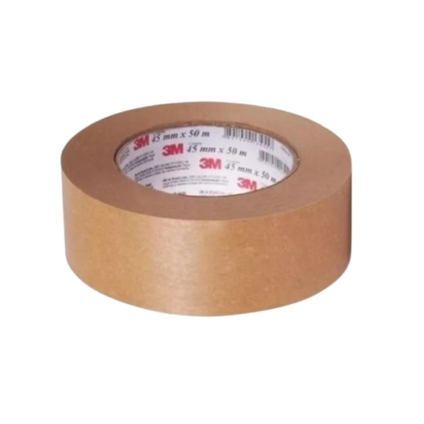 Fita Adesiva de Empacotamento Scotch Papel Kraft 48mm x 50m Marrom 3777 3m