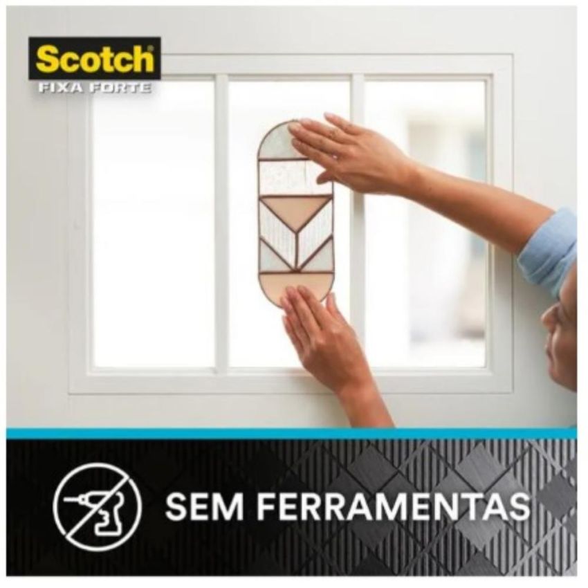 Fita Adesiva Fixa Forte Scotch 19mmx2m Transparente 0890 3m