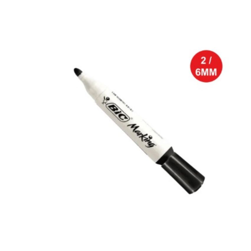 Marcador p/ Quadro Branco Recarregavel Marking Preto Bic