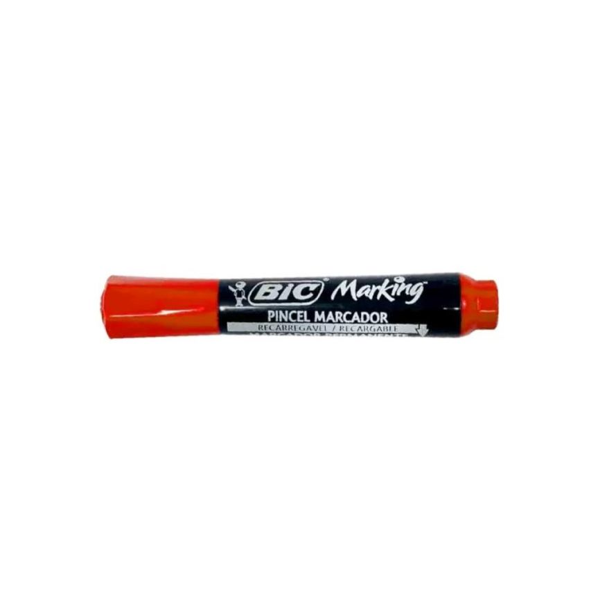 Marcador Permanente Recarregavel Marking 5,7mm Vermelho Bic