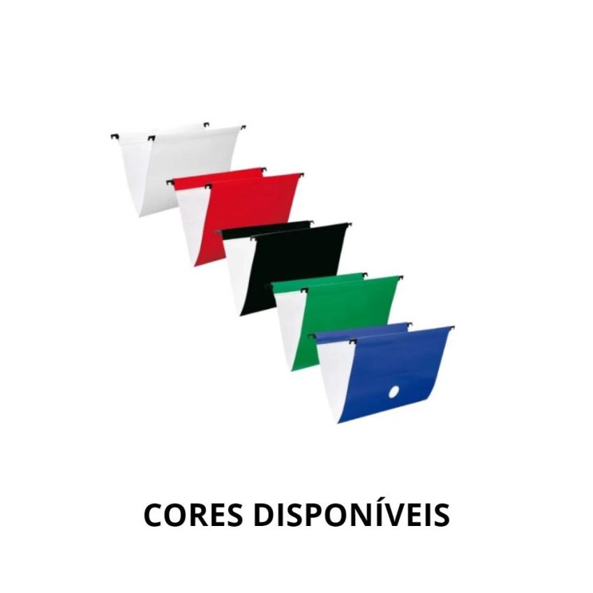 Pasta Suspensa Delloplus Plastificada c/ Grampo Azul 0099 Dello