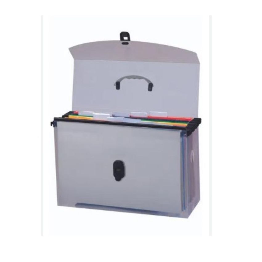 Maleta Arquivo Delloplast Sem Pastas Suspensas Cristal 0318 Dello