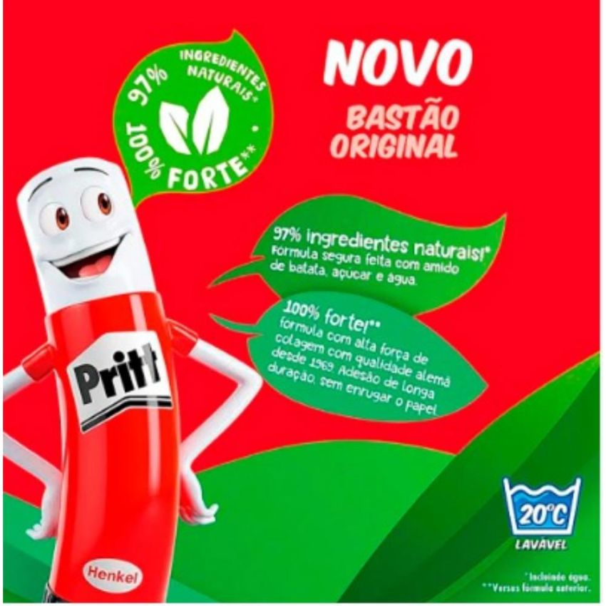 Cola Pritt Bastao 20gr Henkel