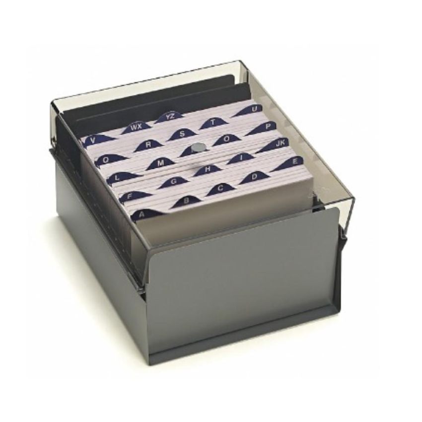 Fichario p/ Fichas 6x9 Sem Indice Fume 914 Acrimet