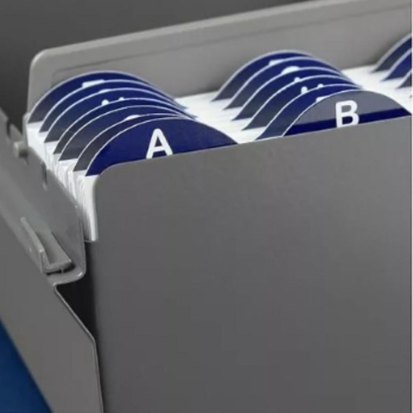 Fichario p/ Fichas 6x9 Sem Indice Fume 914 Acrimet