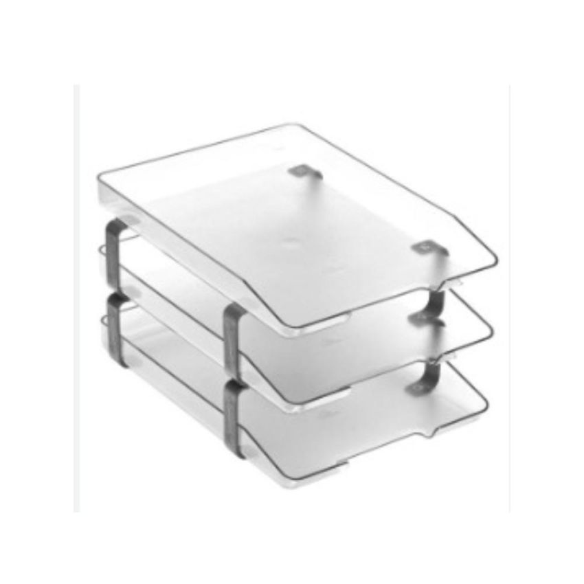 Caixa Correspondencia Tripla Fixa 945 Cristal  Acrimet