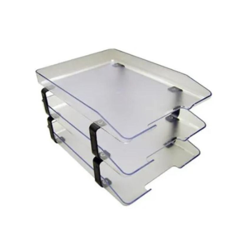 Caixa Correspondencia Tripla Fixa 945 Fume  Acrimet