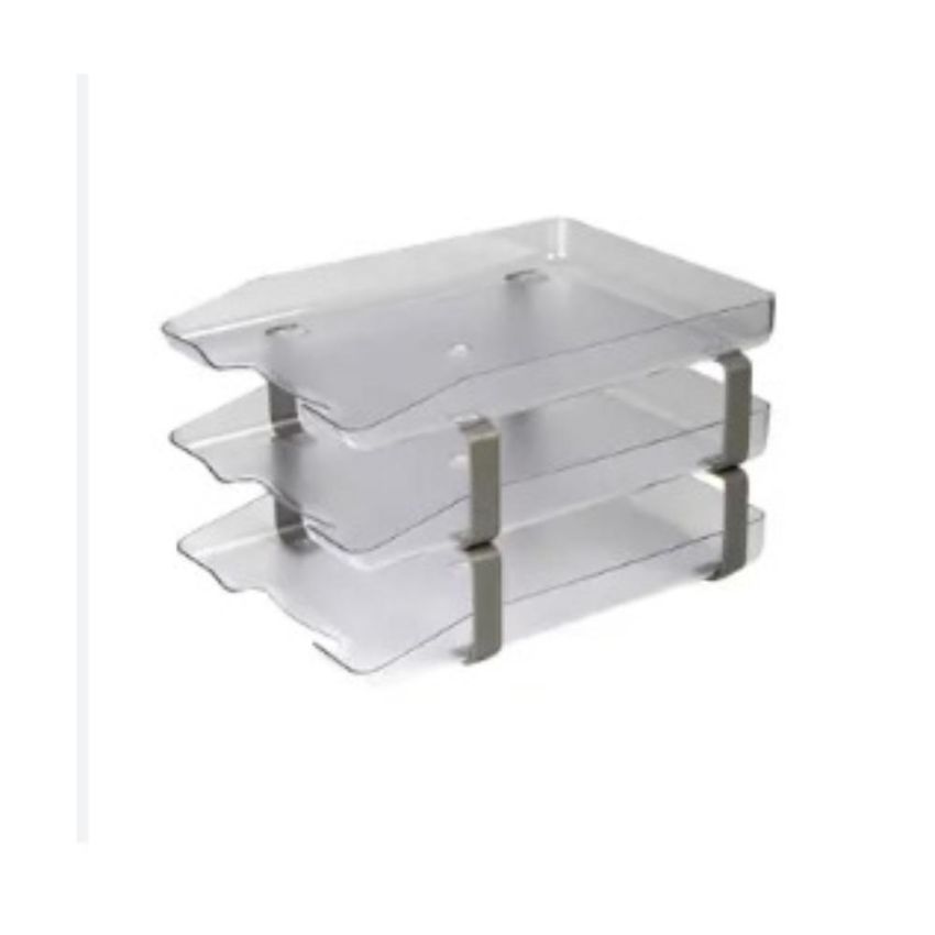 Caixa Correspondencia Tripla Fixa 945 Cristal  Acrimet