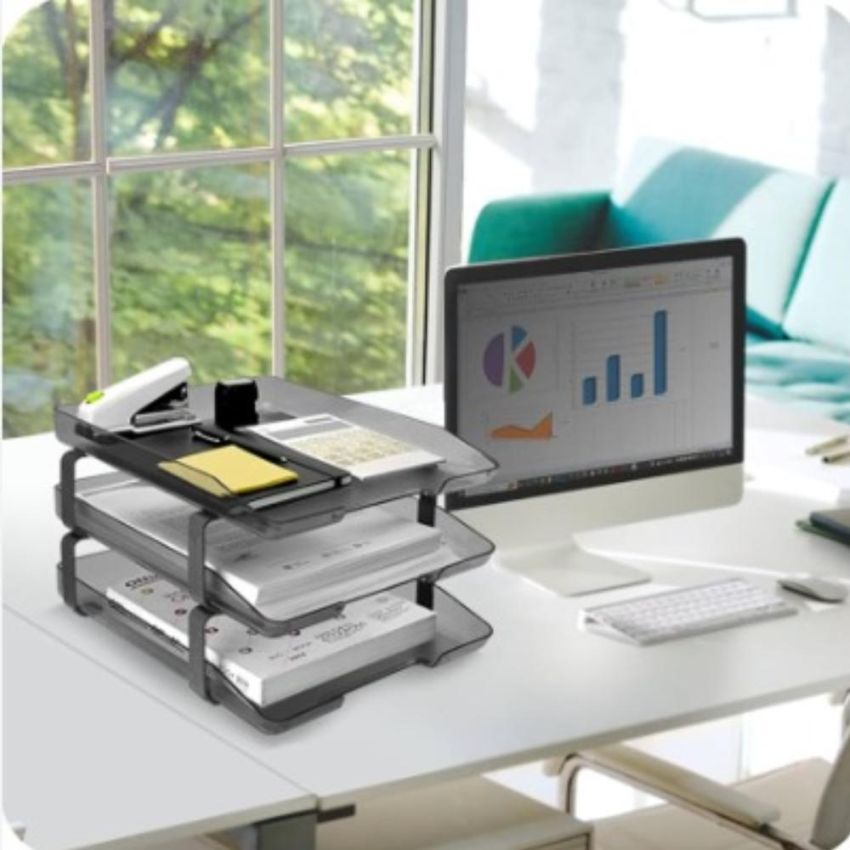 Caixa Correspondencia Tripla Fixa 945 Fume  Acrimet