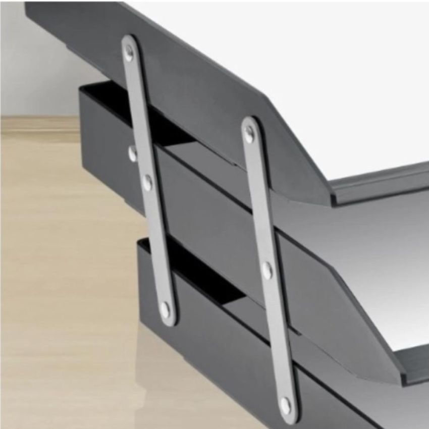 Caixa p/ Correspondencia Articulada Tripla Preta 245 Acrimet