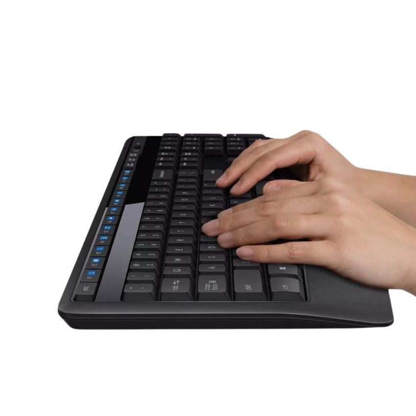 Kit Teclado + Mouse S/fio Usb Mk345 Preto Logitech