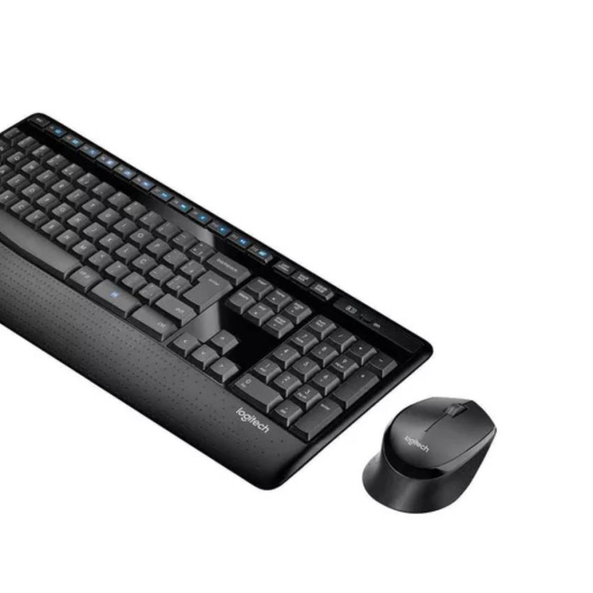 Kit Teclado + Mouse S/fio Usb Mk345 Preto Logitech
