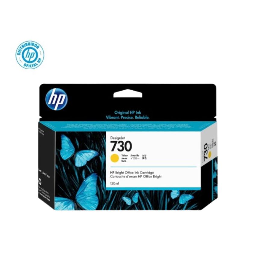 Cartucho de Tinta Original hp 730 Amarelo Ref P2v64a hp