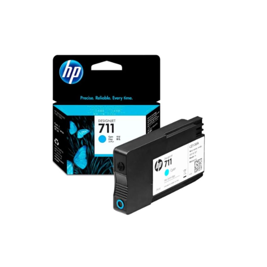 Cartucho de Tinta Original hp 711 Ciano Ref Cz130ab hp
