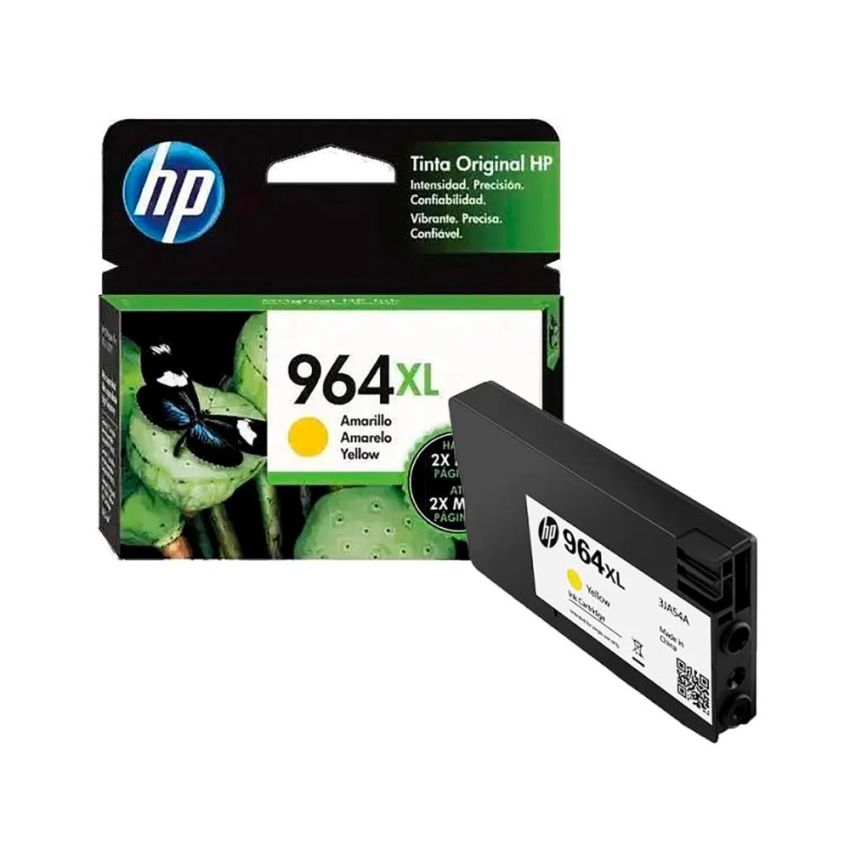 Cartucho de Tinta Original hp 964xl Amarelo Alto Rendimento Ref. 3ja56al hp