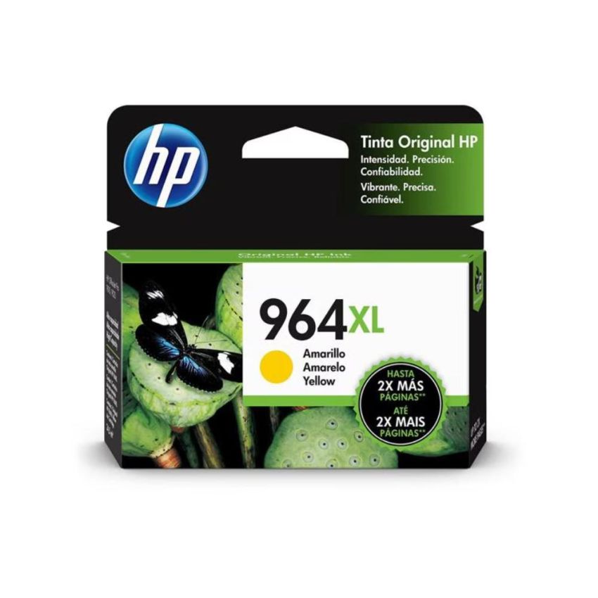 Cartucho de Tinta Original hp 964xl Amarelo Alto Rendimento Ref. 3ja56al hp