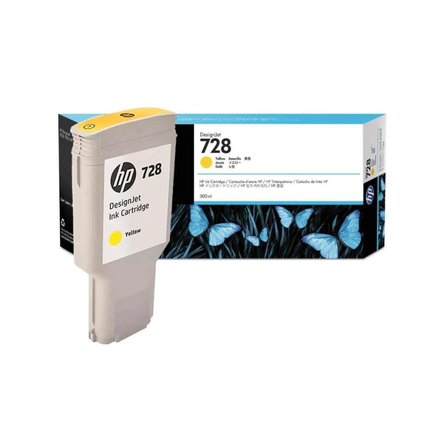 Cartucho de Tinta Original hp 728 Amarelo Ref F9k15a hp