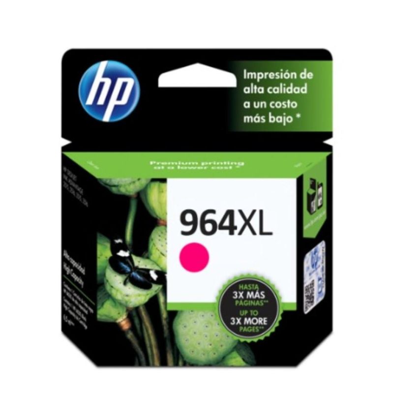 Cartucho de Tinta Original hp 964xl Magenta Alto Rendimento Ref. 3ja55al hp
