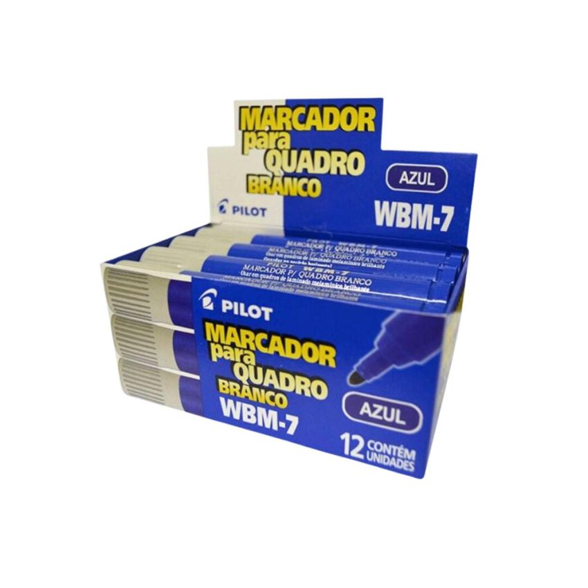 Marcador p/ Quadro Branco Wbm-7 4mm Azul Pilot